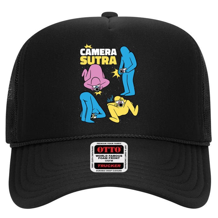 Camera Sutra High Crown Mesh Back Trucker Hat