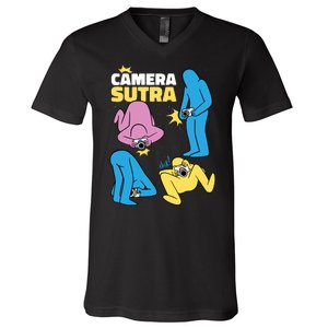 Camera Sutra V-Neck T-Shirt