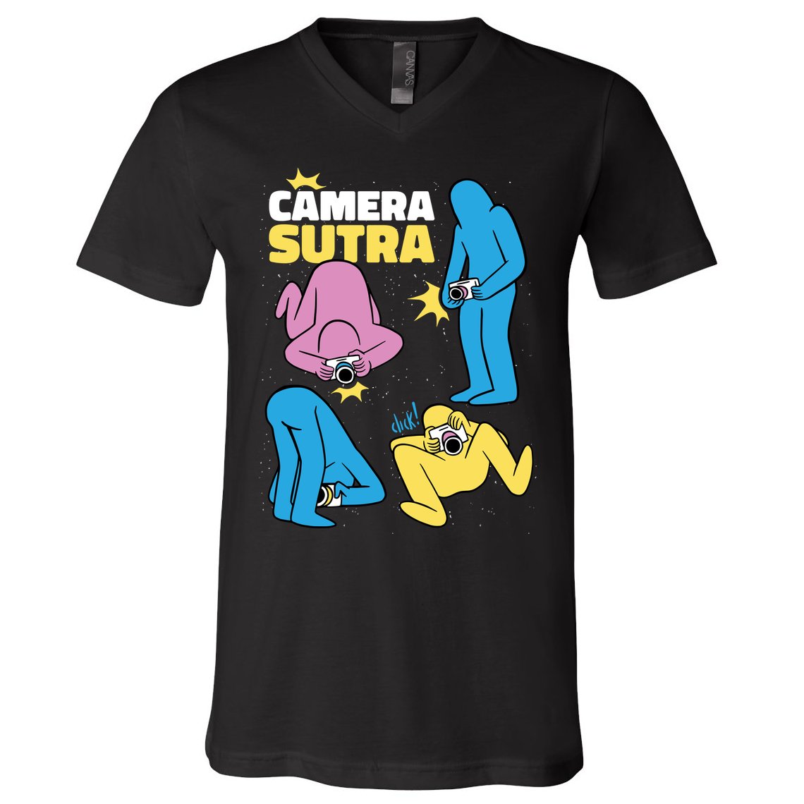 Camera Sutra V-Neck T-Shirt
