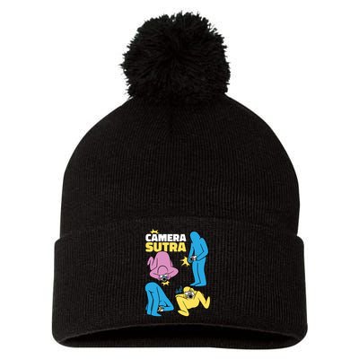 Camera Sutra Pom Pom 12in Knit Beanie