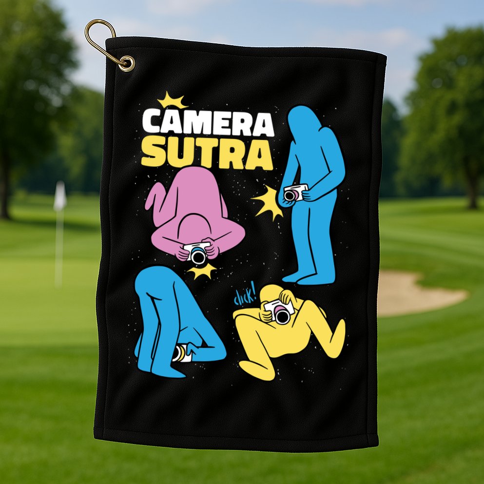 Camera Sutra Golf Towel