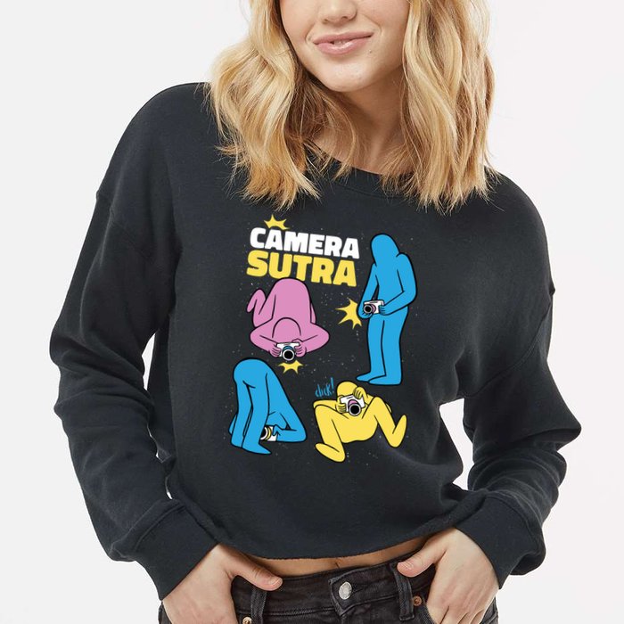 Camera Sutra Cropped Pullover Crew