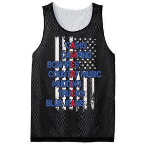 Camo Camping Bonfires Country Music Mudding  Trucks Blue Jeans Mesh Reversible Basketball Jersey Tank