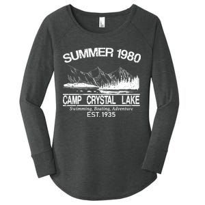 Camp Crystal Lake Women's Perfect Tri Tunic Long Sleeve Shirt