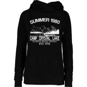 Camp Crystal Lake Womens Funnel Neck Pullover Hood