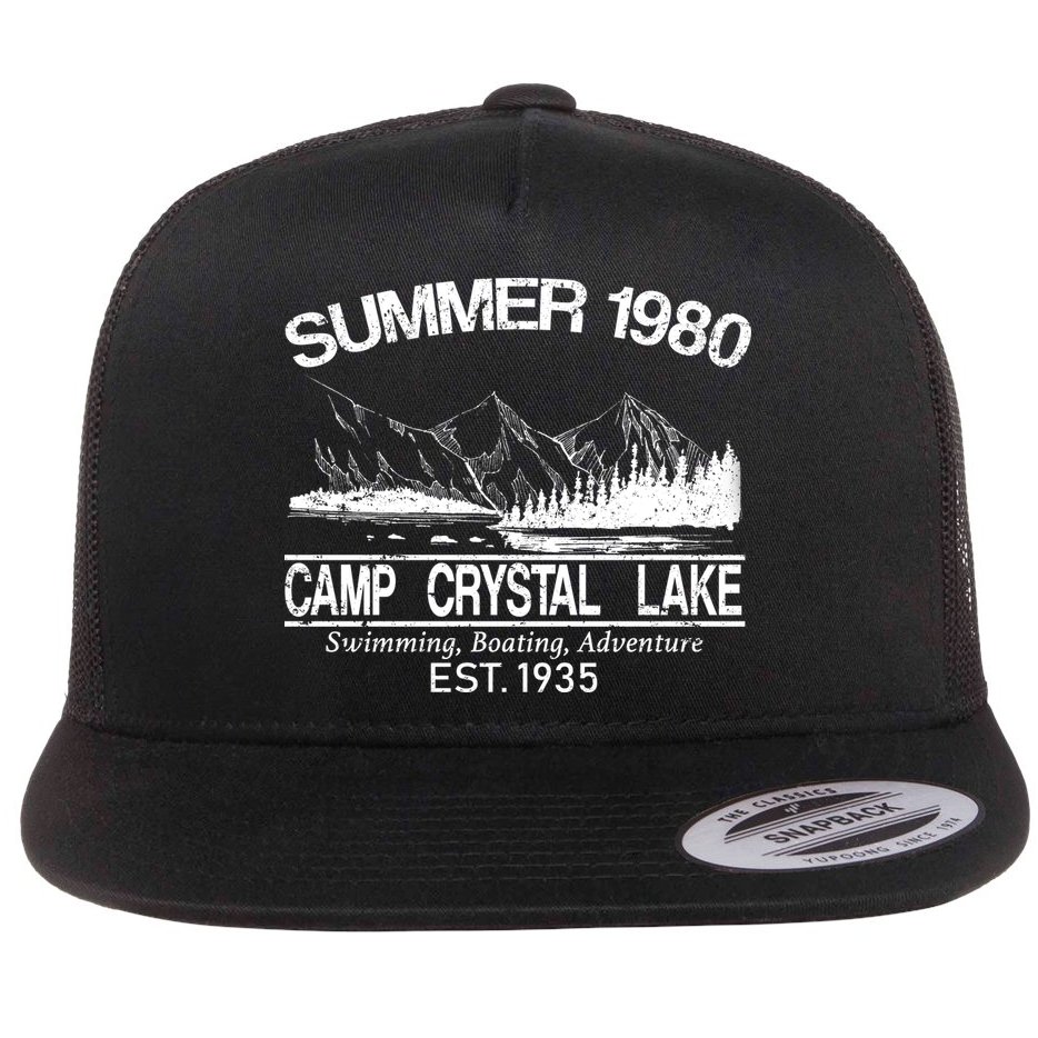 Camp Crystal Lake Flat Bill Trucker Hat
