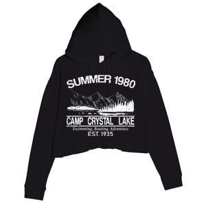 Camp Crystal Lake Crop Fleece Hoodie