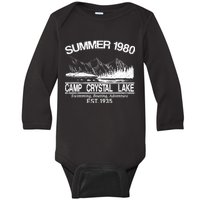 Camp Crystal Lake Baby Long Sleeve Bodysuit