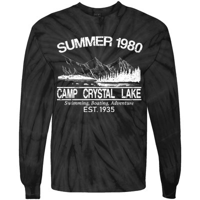 Camp Crystal Lake Tie-Dye Long Sleeve Shirt