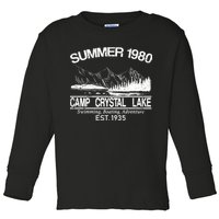 Camp Crystal Lake Toddler Long Sleeve Shirt