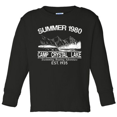 Camp Crystal Lake Toddler Long Sleeve Shirt