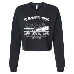 Camp Crystal Lake Cropped Pullover Crew