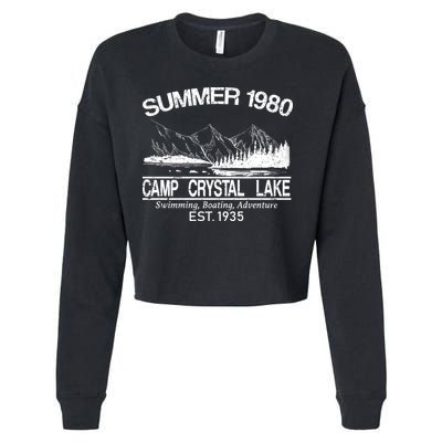 Camp Crystal Lake Cropped Pullover Crew