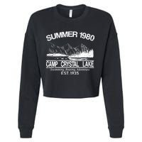 Camp Crystal Lake Cropped Pullover Crew