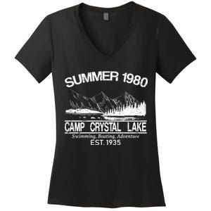 Camp Crystal Lake Women's V-Neck T-Shirt