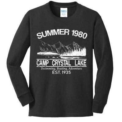 Camp Crystal Lake Kids Long Sleeve Shirt