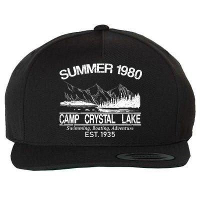 Camp Crystal Lake Wool Snapback Cap