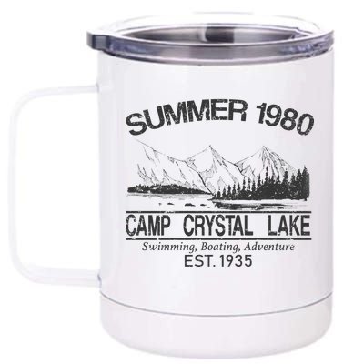 Camp Crystal Lake 12 oz Stainless Steel Tumbler Cup