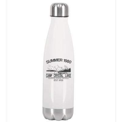 Camp Crystal Lake Stainless Steel Insulated Water Bottle