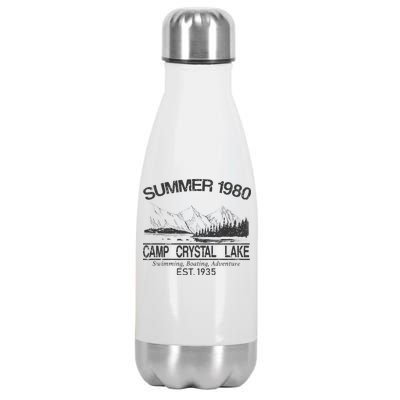 Camp Crystal Lake Stainless Steel Insulated Water Bottle