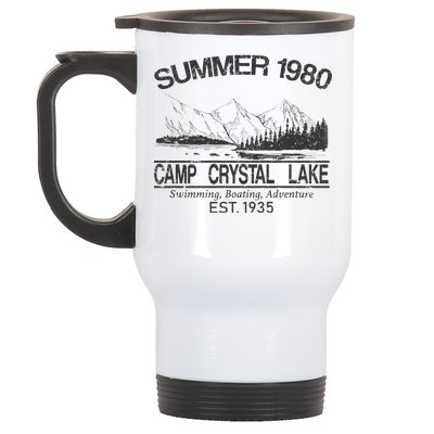 Camp Crystal Lake Stainless Steel Travel Mug