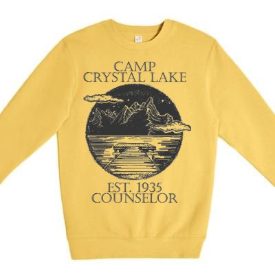 Camp Crystal Lake Counselor Premium Crewneck Sweatshirt