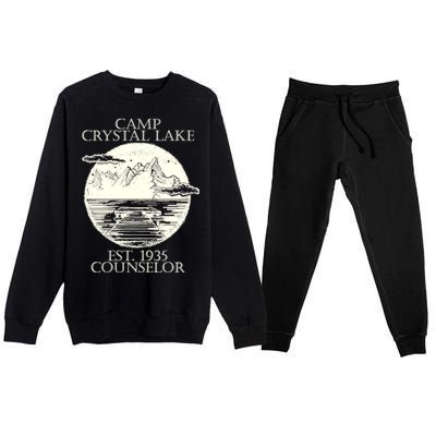 Camp Crystal Lake Counselor Premium Crewneck Sweatsuit Set