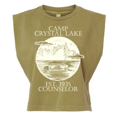 Camp Crystal Lake Counselor Garment-Dyed Women's Muscle Tee