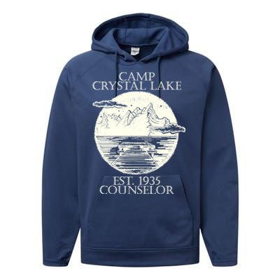 Camp Crystal Lake Counselor Performance Fleece Hoodie