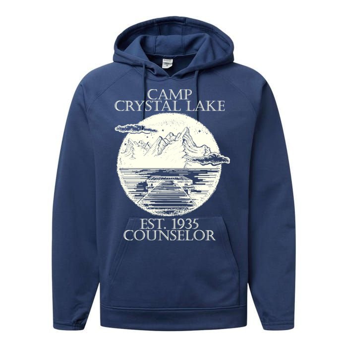 Camp Crystal Lake Counselor Performance Fleece Hoodie