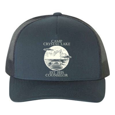 Camp Crystal Lake Counselor Yupoong Adult 5-Panel Trucker Hat