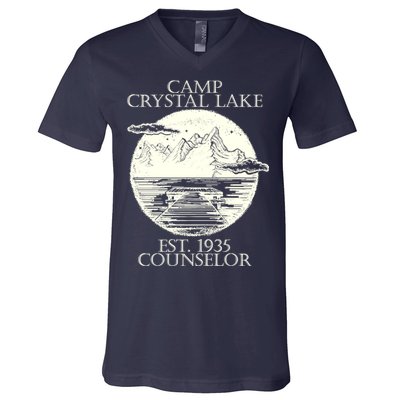 Camp Crystal Lake Counselor V-Neck T-Shirt