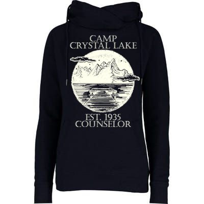 Camp Crystal Lake Counselor Womens Funnel Neck Pullover Hood