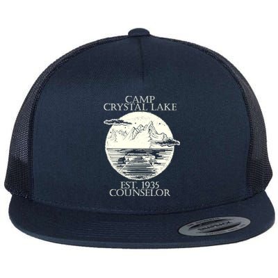 Camp Crystal Lake Counselor Flat Bill Trucker Hat