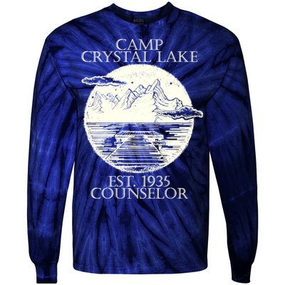 Camp Crystal Lake Counselor Tie-Dye Long Sleeve Shirt