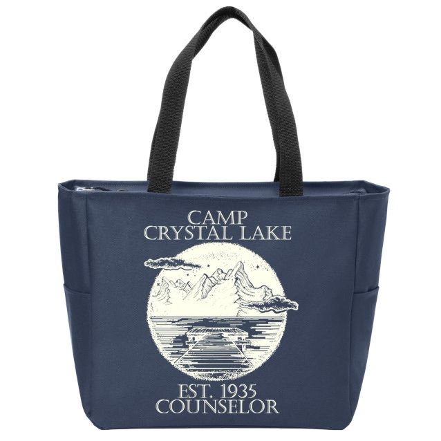 Camp Crystal Lake Counselor Zip Tote Bag
