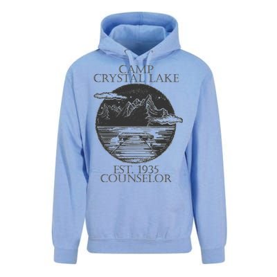 Camp Crystal Lake Counselor Unisex Surf Hoodie