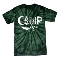 Camp Life Cute Camping Nature Logo Tie-Dye T-Shirt