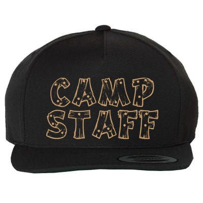 Camp Staff Wool Snapback Cap