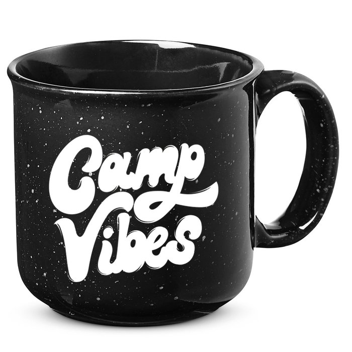 Camp Vibes 15oz Campfire Ceramic Mug