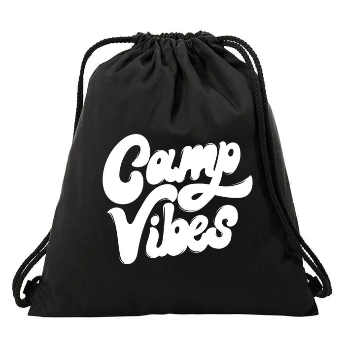 Camp Vibes Drawstring Bag
