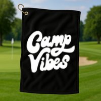 Camp Vibes Golf Towel
