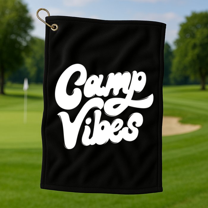Camp Vibes Golf Towel