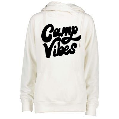 Camp Vibes Womens Funnel Neck Pullover Hood