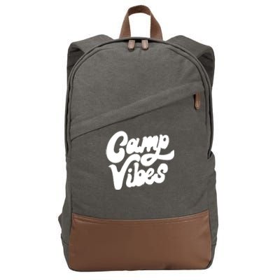 Camp Vibes Cotton Canvas Backpack