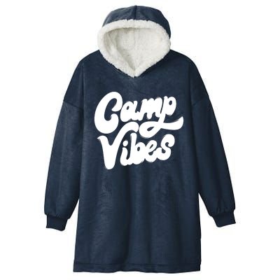 Camp Vibes Hooded Wearable Blanket