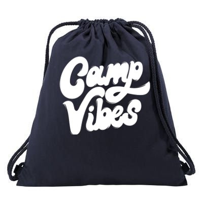 Camp Vibes Drawstring Bag