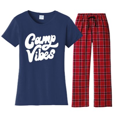 Camp Vibes Women's Flannel Pajama Set