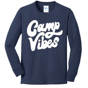 Camp Vibes Kids Long Sleeve Shirt