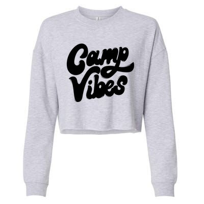 Camp Vibes Cropped Pullover Crew